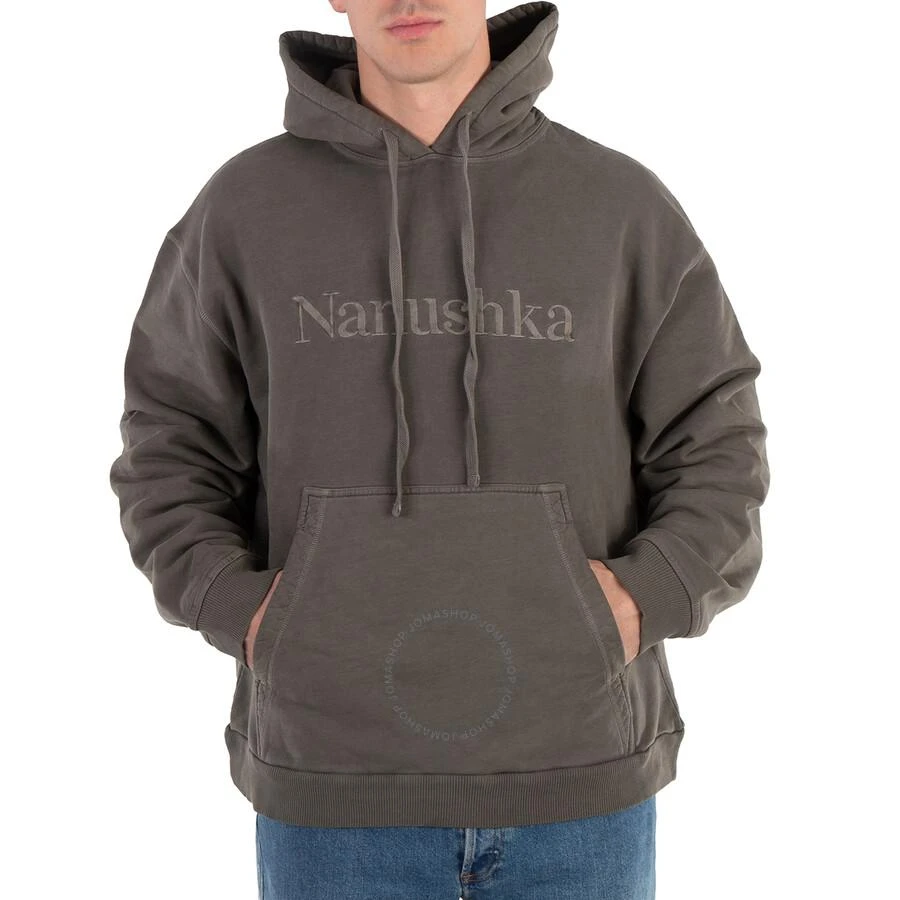 Nanushka Asphalt Cotton-Fleece Ever Hoodie 2