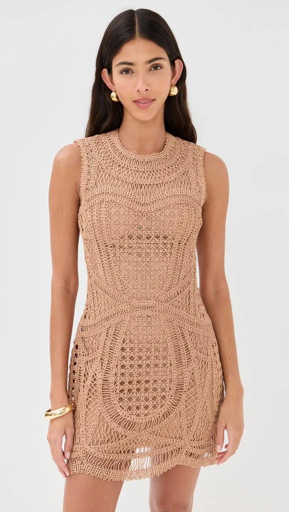 SIMKHAI Coen Crewneck Mini Dress 6
