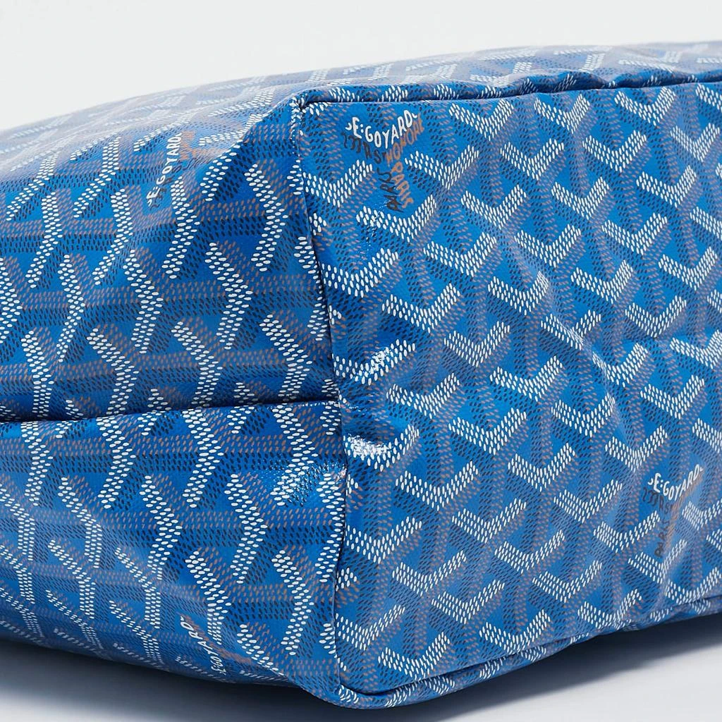 Goyard Goyard Blue Goyardine Coated Canvas and Leather Saint Louis PM Tote 10