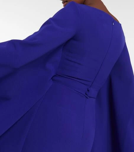 Safiyaa Boat N Flared belted maxi dress 6