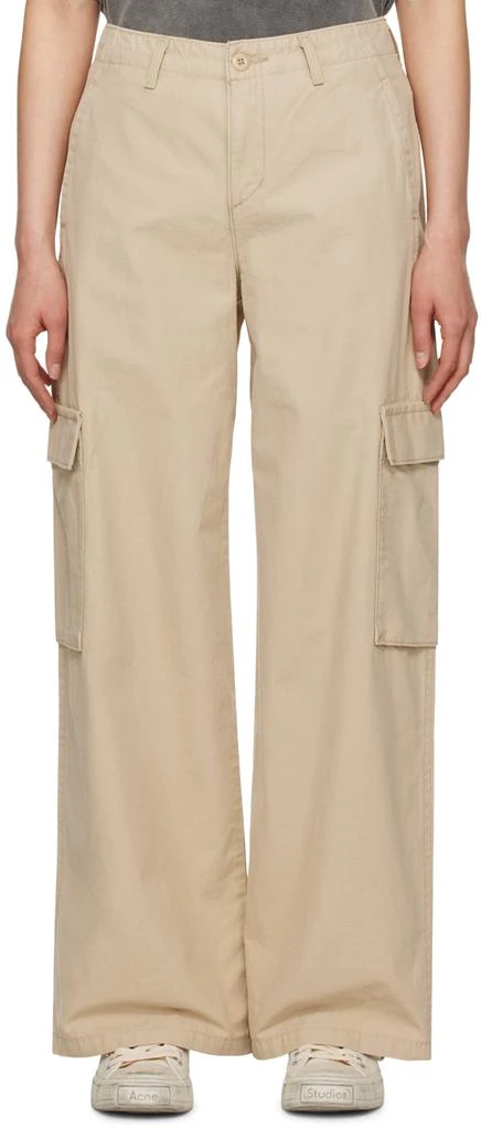 Levi's Beige Baggy Cargo Pants 1