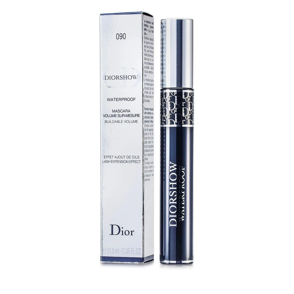 Dior By  Diorshow Mascara Waterproof - # 090 Black  --11.5Ml/0.38Oz Women 1