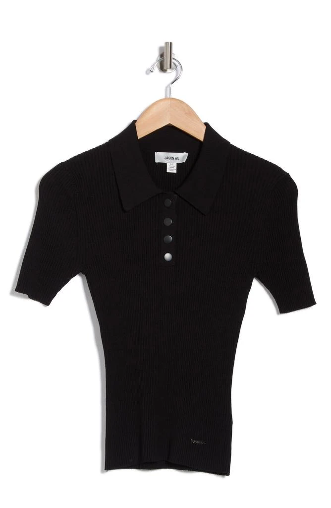 Jason Wu Ribbed Polo Sweater 3