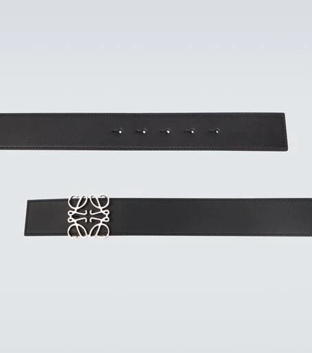 Loewe Anagram reversible leather belt 4