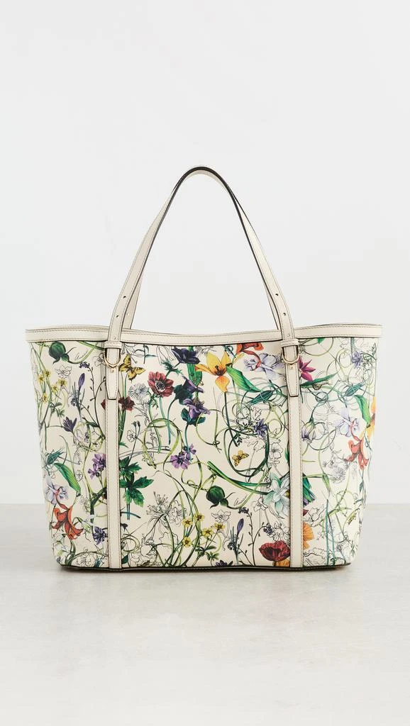 Shopbop Archive Gucci Flora Tote Bag Calfskin Leather 1