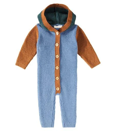 Louise Misha Baby Robin cotton and cashmere onesie 1