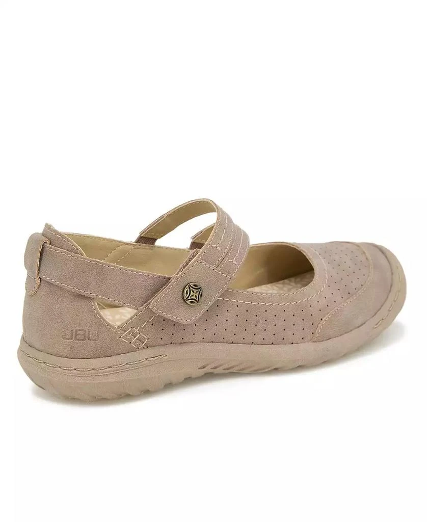 JBU Women's Fawn Casual Flat Mary Jane Shoe 6