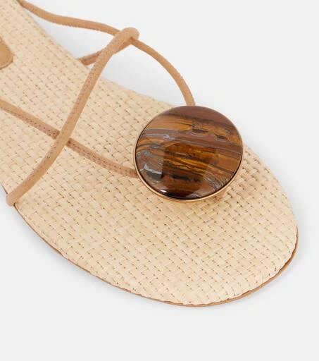 Christopher Esber Doma embellished thong sandals 5