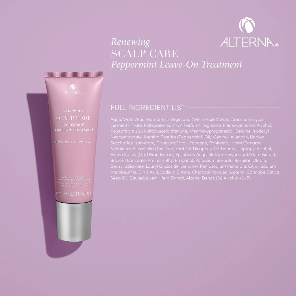 ALTERNA Alterna Renewing Scalp Care Peppermint Leave-on Treatment 2.5 oz 8