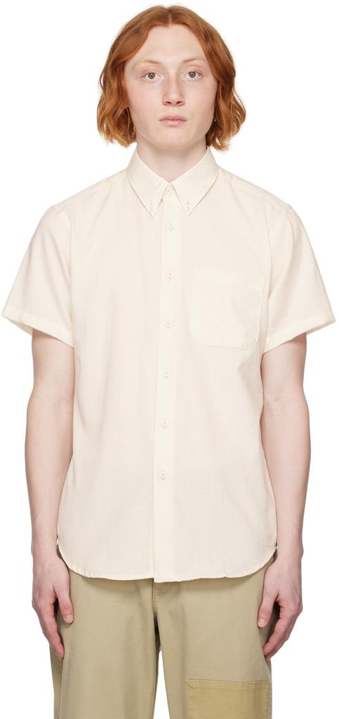 Naked & Famous Off-White Easy Shirt