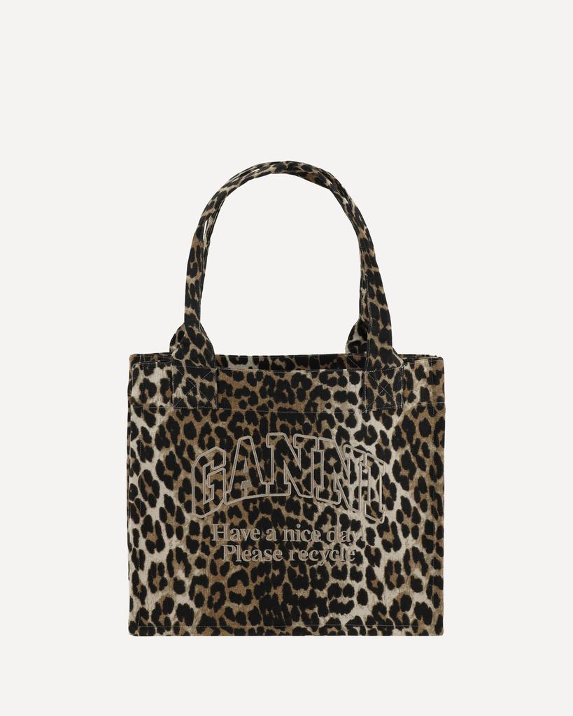 【GANNI】BUTTERFLY LOGO TOTE BAG A5207099FW23 Ganni Ganni Butterfly Logo Small Bou Bag - Tote Bags - Free
