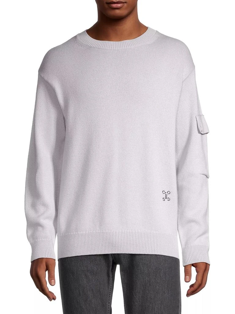 Closed Wool & Cotton-Blend Crewneck Sweater 3