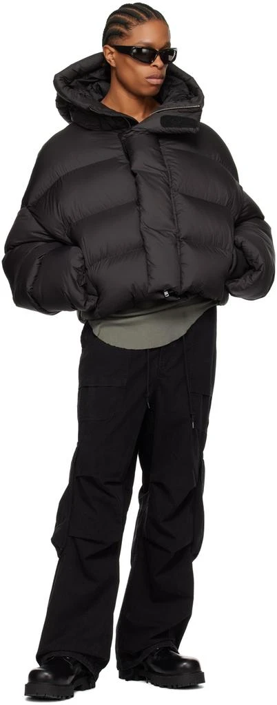 Entire Studios Black Hooded Down Jacket - Coats - Free Shipping 