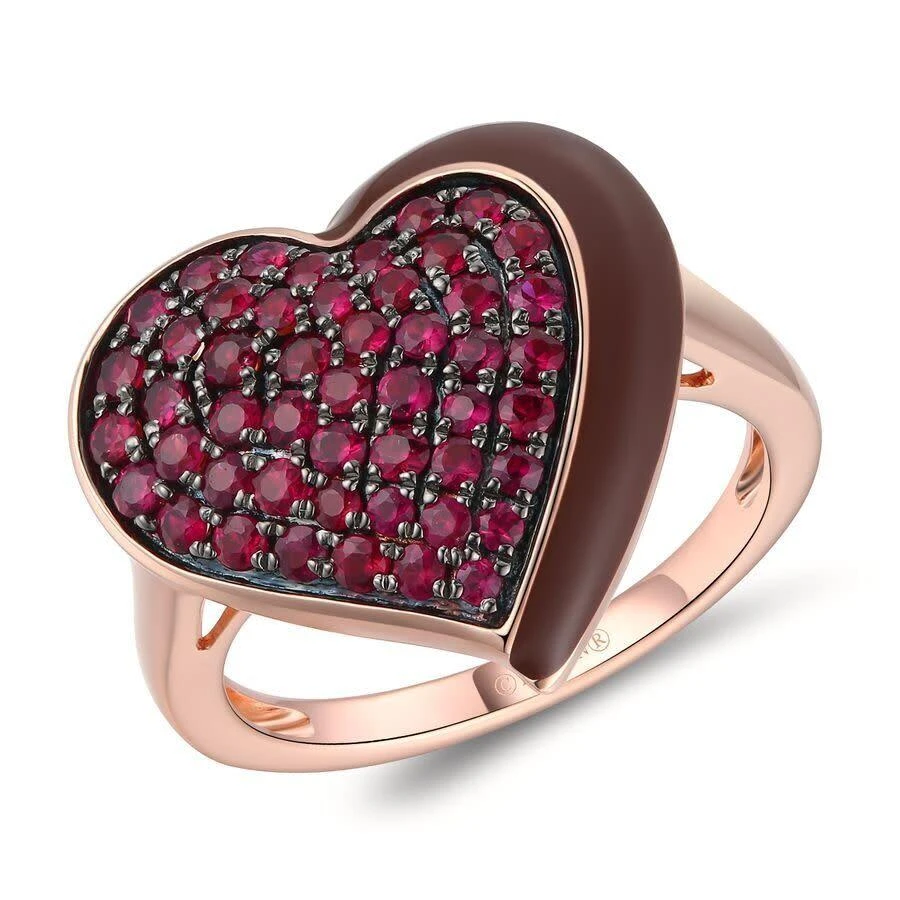 Le Vian Ladies Godiva X Le Vian Rings set in 14K Strawberry Gold