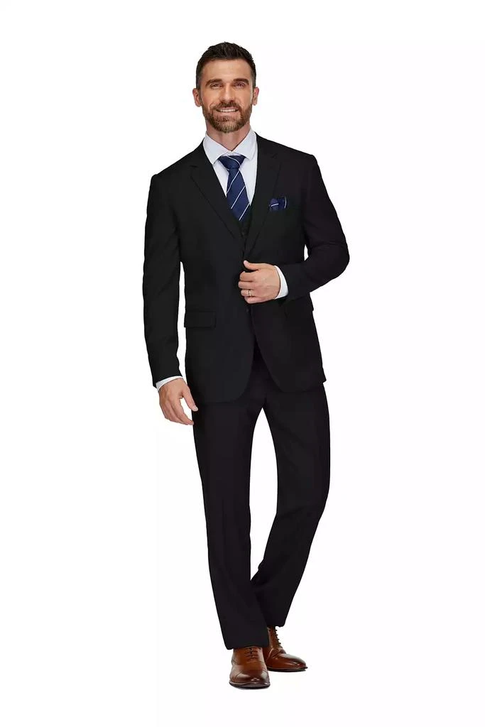 Braveman Men's 3-Piece Classic Fit Performance Stretch Suit 1