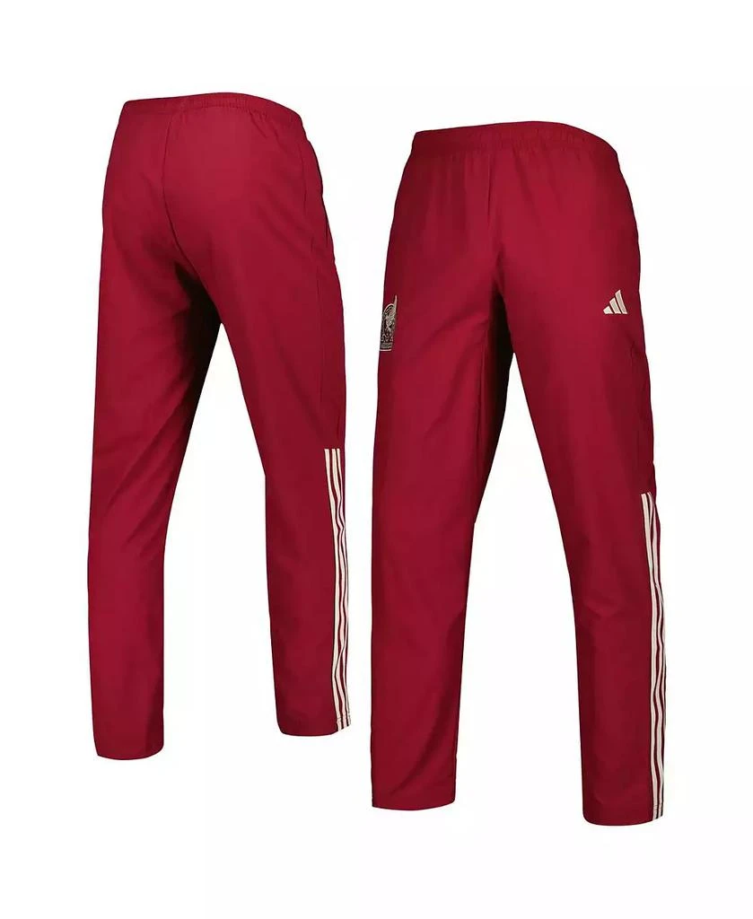 Adidas Men's Burgundy Mexico National Team AEROREADY Pre-Match Pants 1