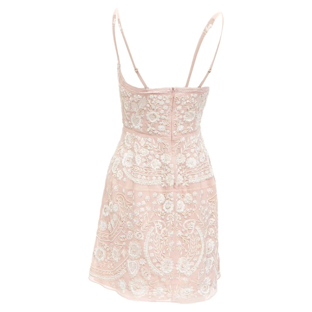 Needle & Thread beaded embroidery embellished chiffon dress 5