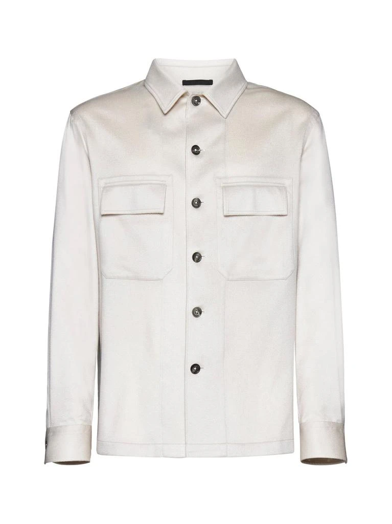 Zegna Zegna Oasi Buttoned Straight Hem Shirt 1