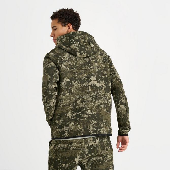 未使用NIKE × FCRB Camo Hoodie Jacket 迷彩　M Nike Sportswear Tech Fleece Hoodie Jacket Camo Green Men's