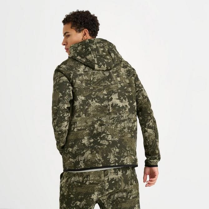 NIKE Men's Nike Tech Fleece Camo Windrunner Full-Zip Hoodie 4