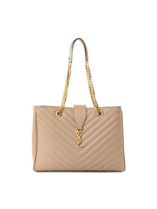 Yves Saint Laurent Leather Tote 1