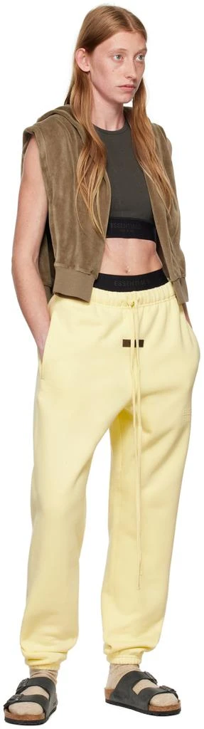 Essentials Yellow Drawstring Lounge Pants 4