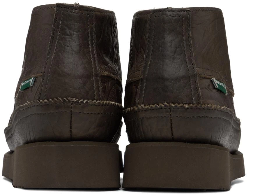 SEBAGO Brown Miwak Canoe Boots 2