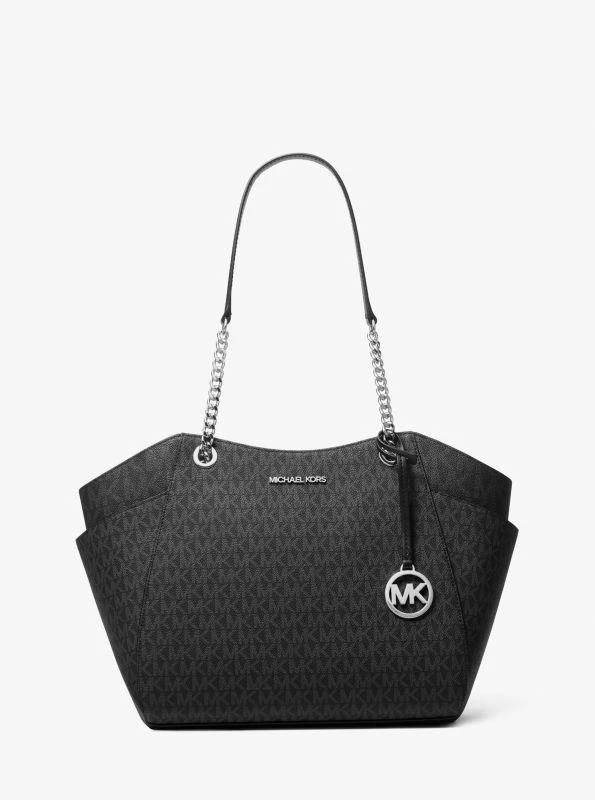 Michael Kors Jet Set Large Signature Logo Shoulder Bag 1