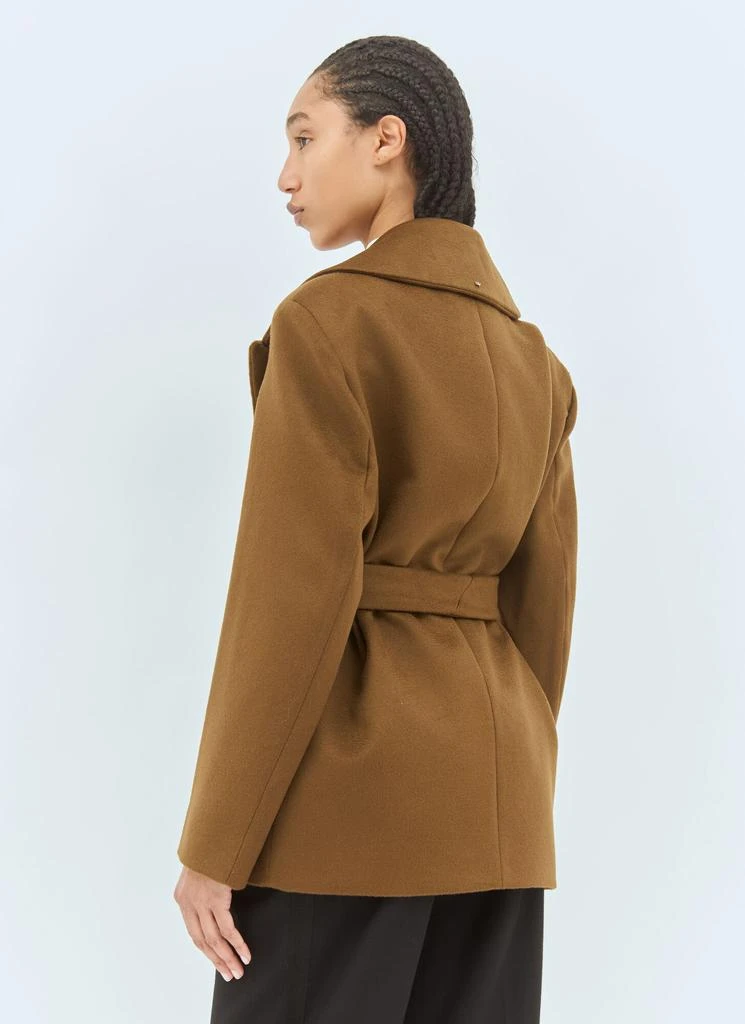 Max Mara Oversized Wool Pea Coat 5