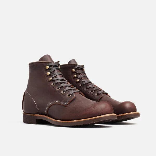 Red Wing Red Wing Blacksmith 3340 Men's Brown Oil Slick Leather Round Toe 6-Inch Boots
