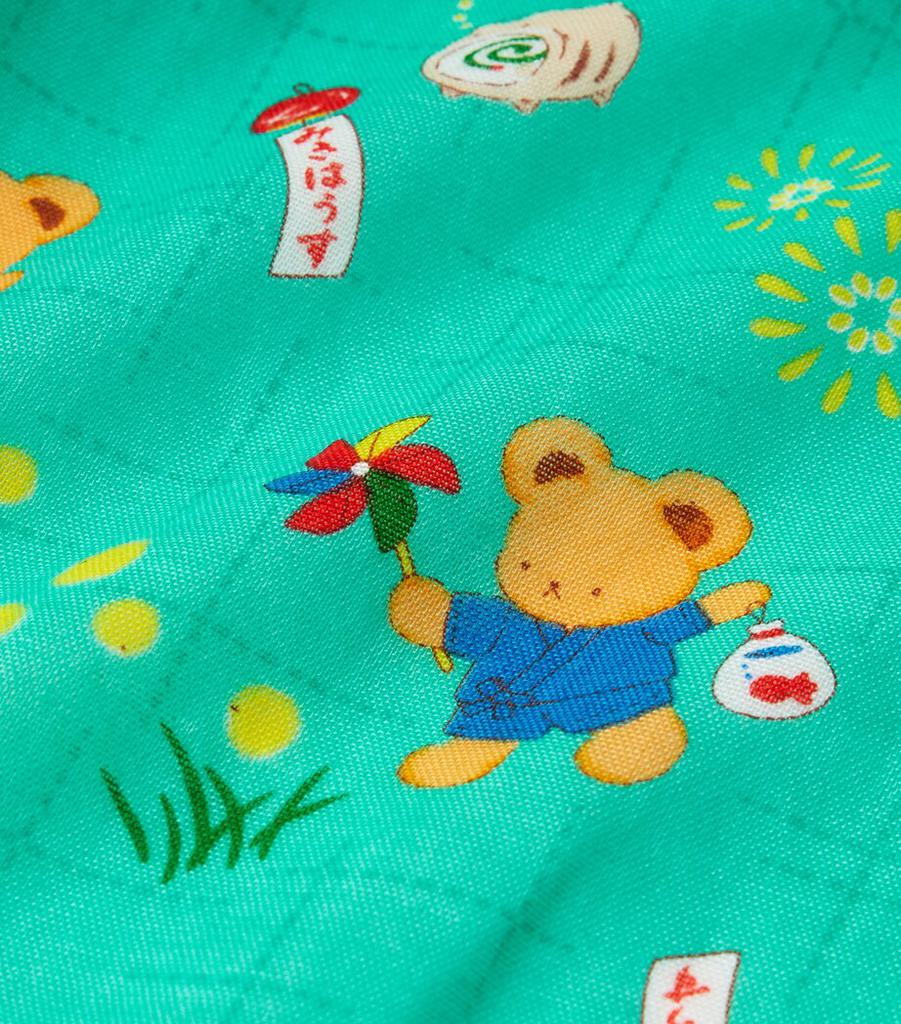 Miki House Cotton Print Jinbei Playsuit (3-6 Months)