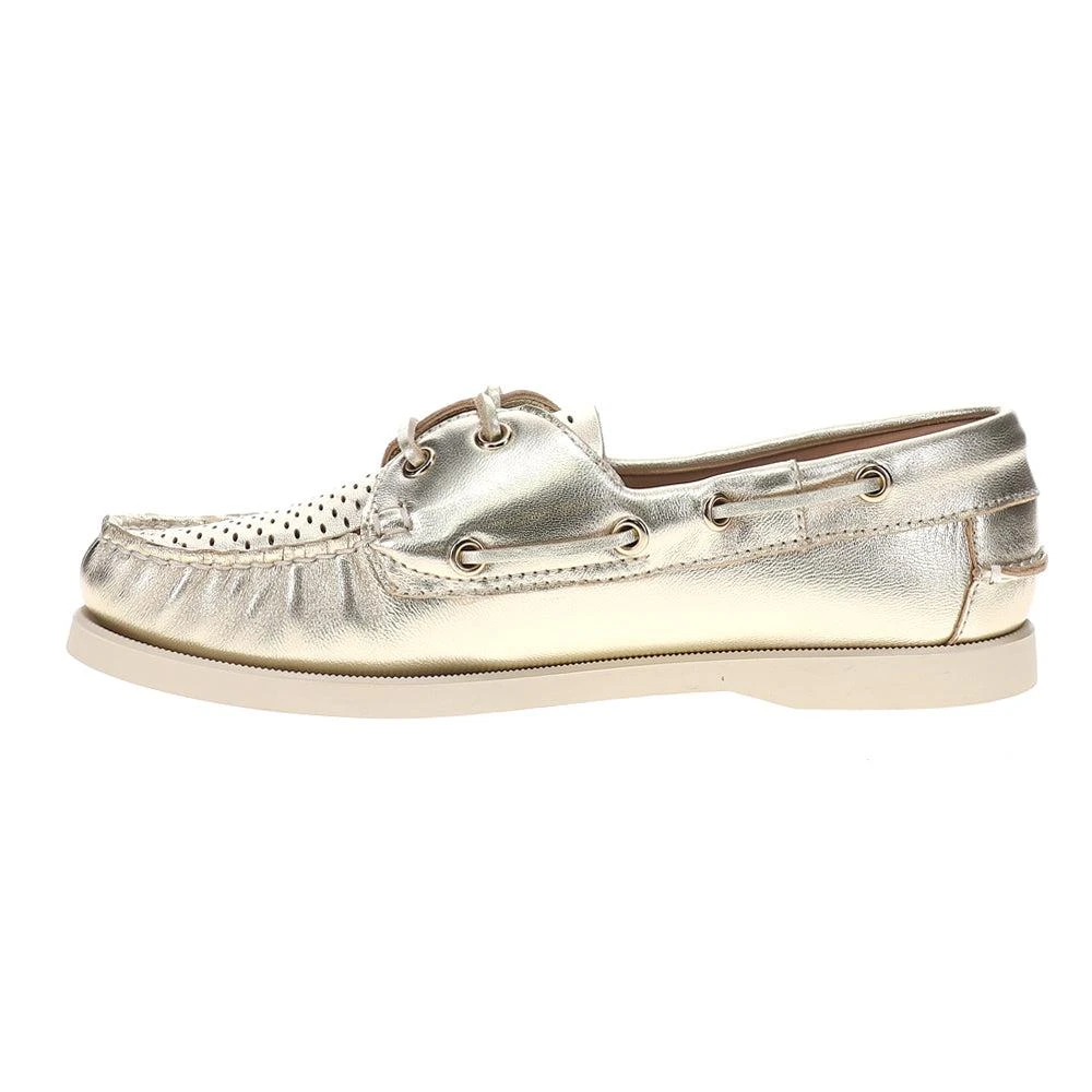 Steve Madden Sail Metallic Boat Shoes 3