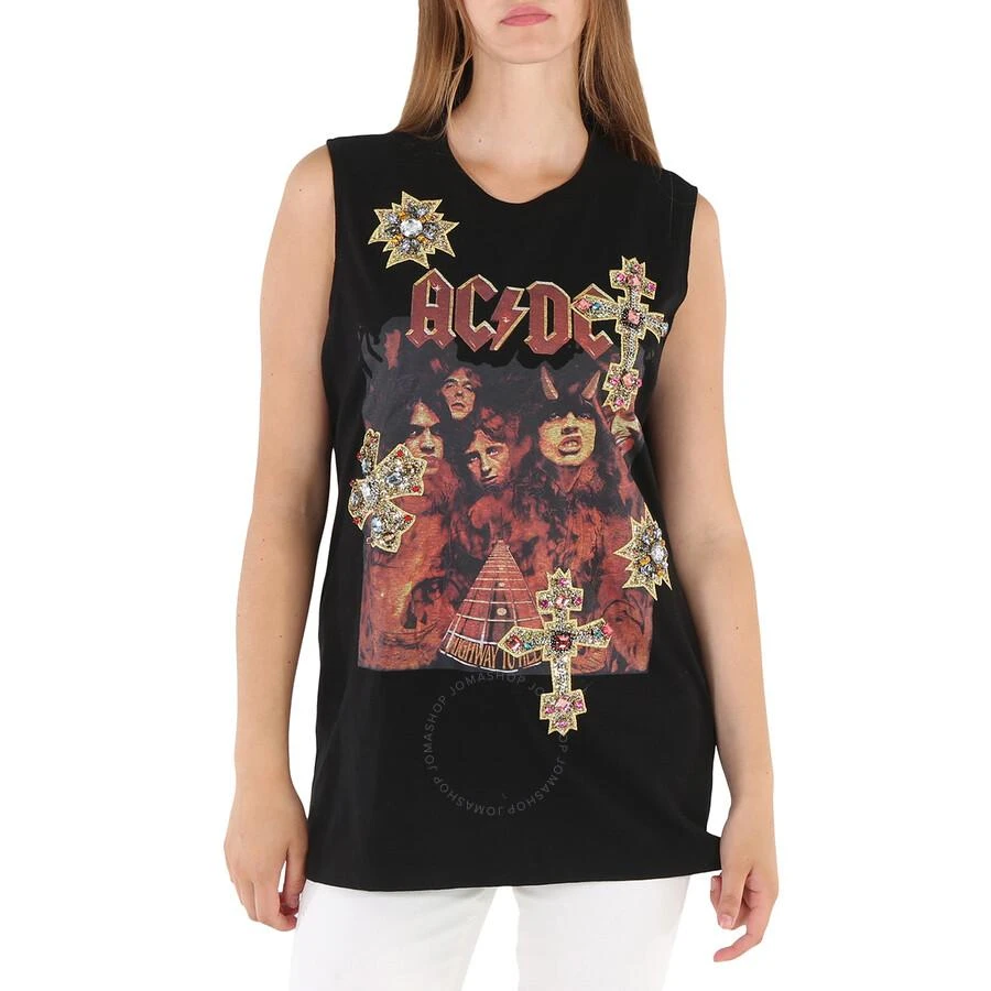 Tiger In The Rain Ladies ACDC Sleeveless Print T-Shirt 1
