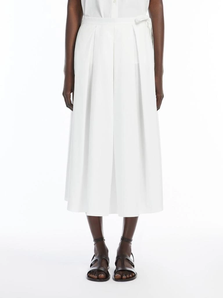 Weekend Max Mara Cotton-poplin skirt 2