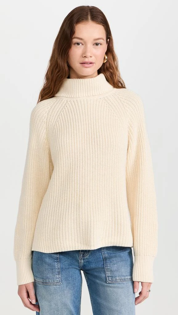 Alex Mill Nora Turtleneck Sweater in Cashmere Cotton 6
