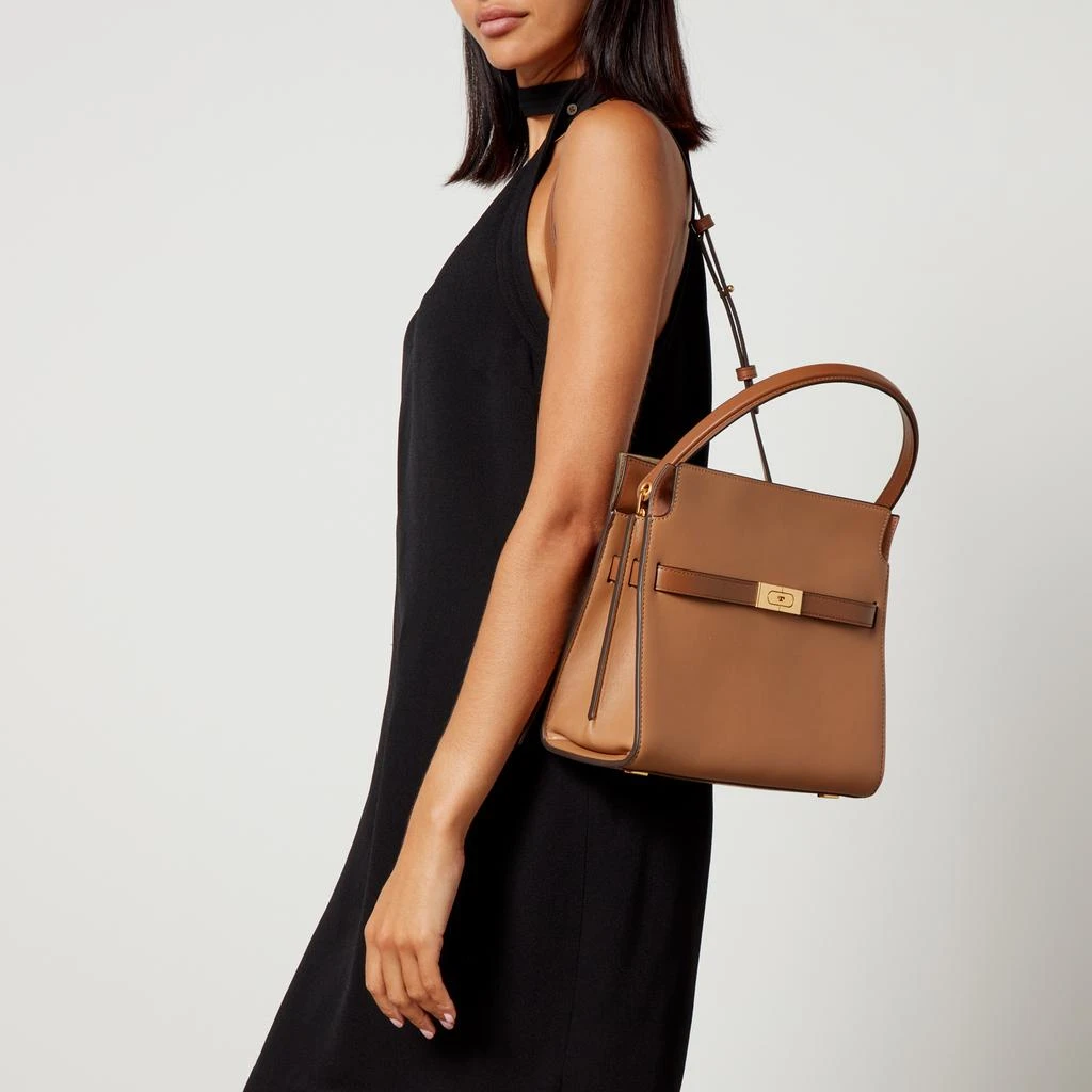 Tory Burch Lee Radziwill Small Double Suede and Leather Bag 2
