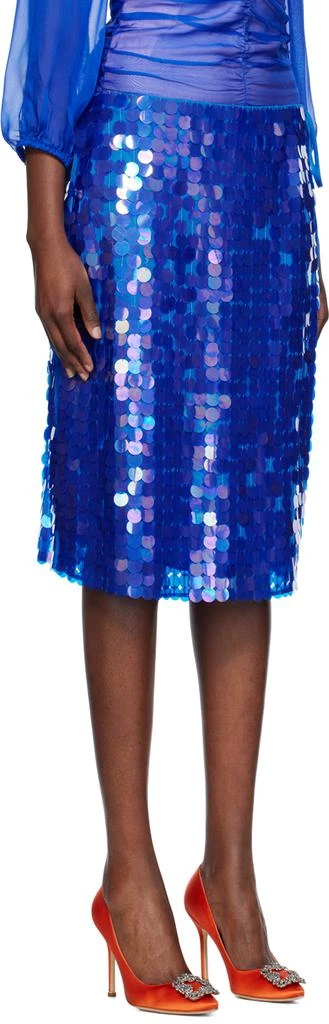 Saks Potts Blue Marna Midi Skirt 2