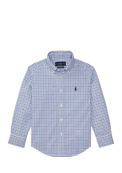 Ralph Lauren Lauren Childrenswear Boys 2 7 Cotton Poplin Sport Shirt 1