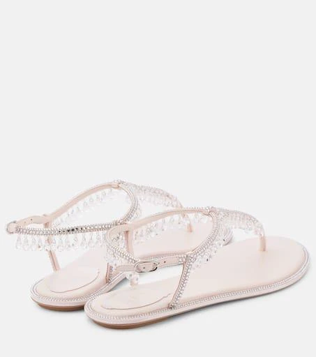 Rene Caovilla Chandelier embellished thong sandals 2
