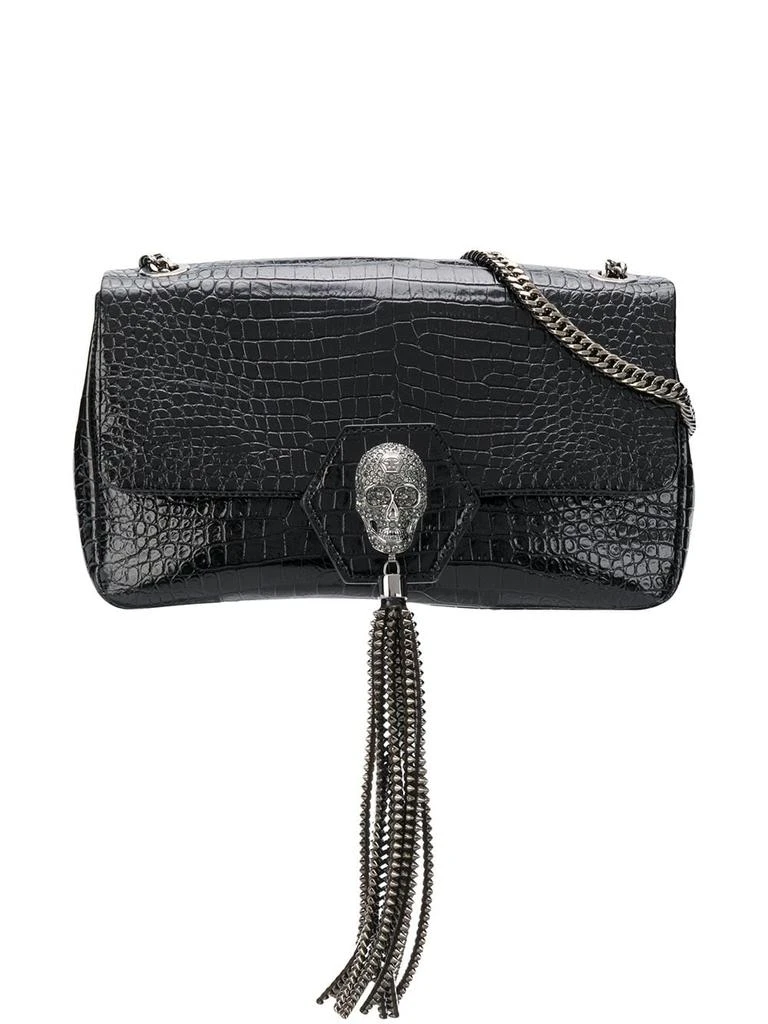 Philipp Plein crystal-skull shoulder bag - women 1