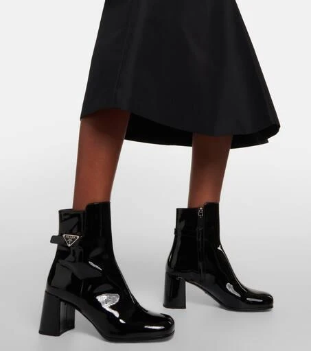 Prada Patent leather ankle boots 4