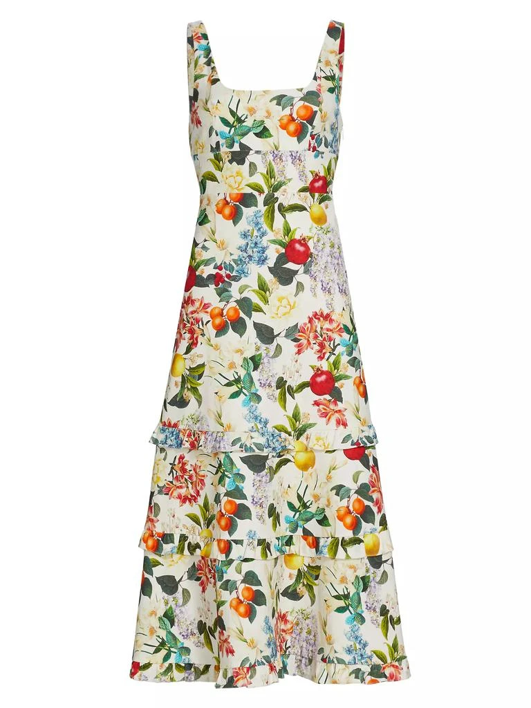 Sachin & Babi Caterina Printed Tiered Midi-Dress 1