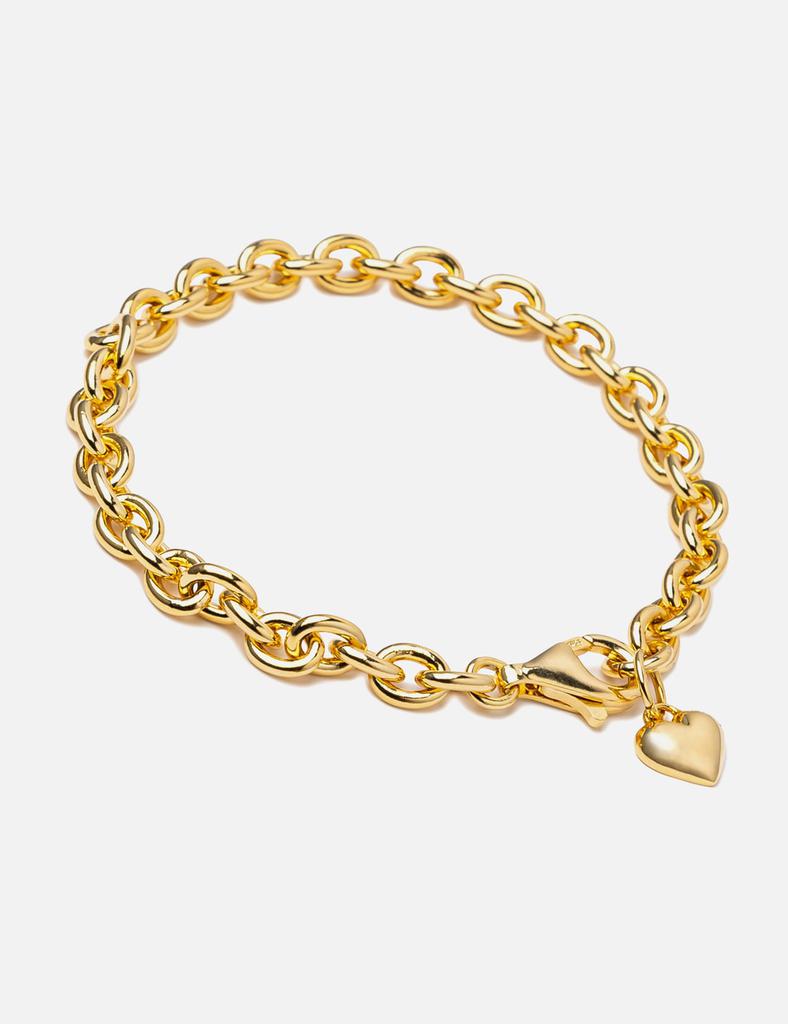 Human Made Heart Silver Bracelet - Bracelets - Free Shipping