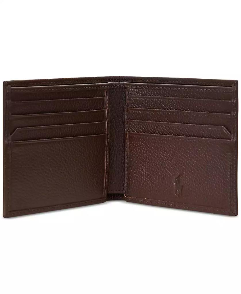Ralph Lauren Men's Pebbled Leather Billfold Wallet
