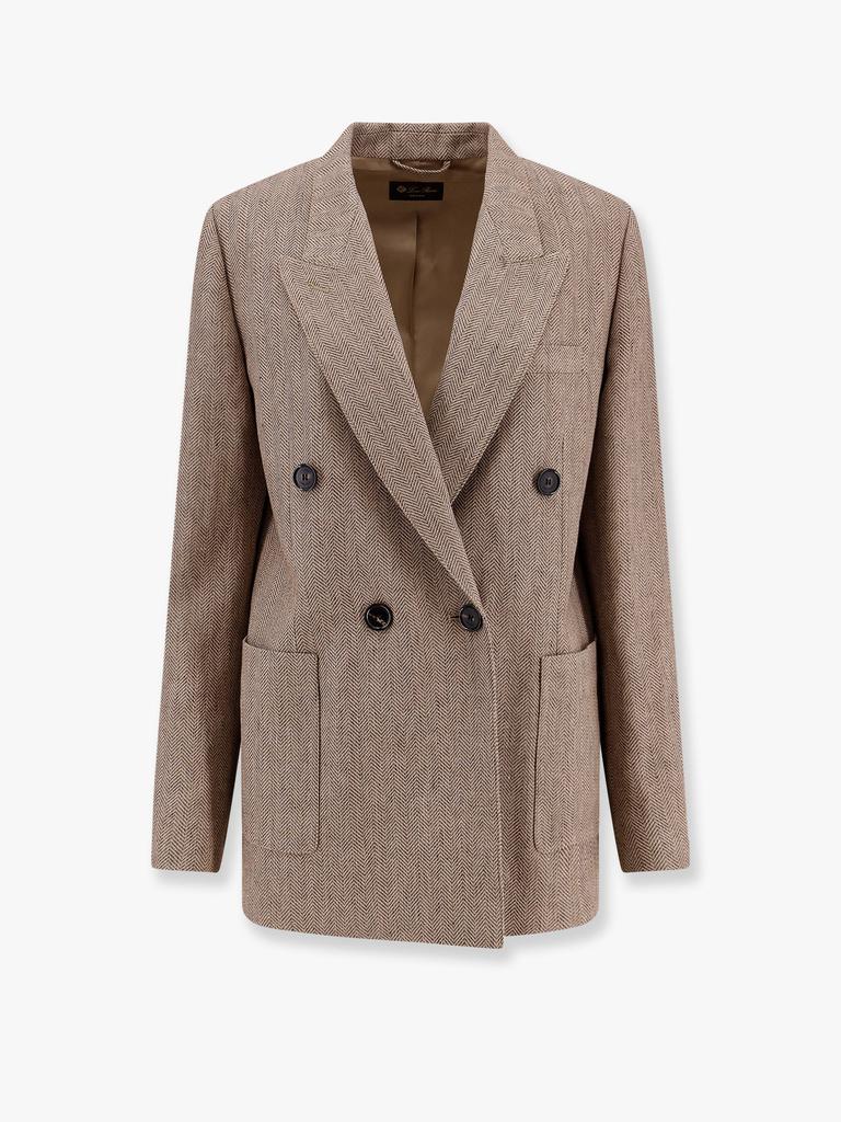 Loro Piana Genny linen blazer with silk lining