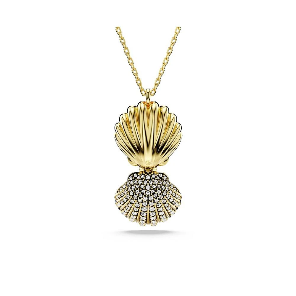 Swarovski Crystal Swarovski Imitation Pearl, Shell, White, Gold-Tone Idyllia Pendant Necklace 5