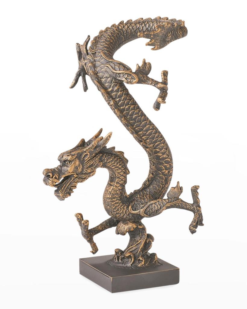 William D Scott Standing Dragon Sculpture