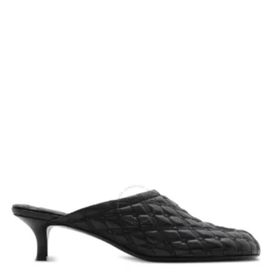 Burberry Embroidered Quilted Mules