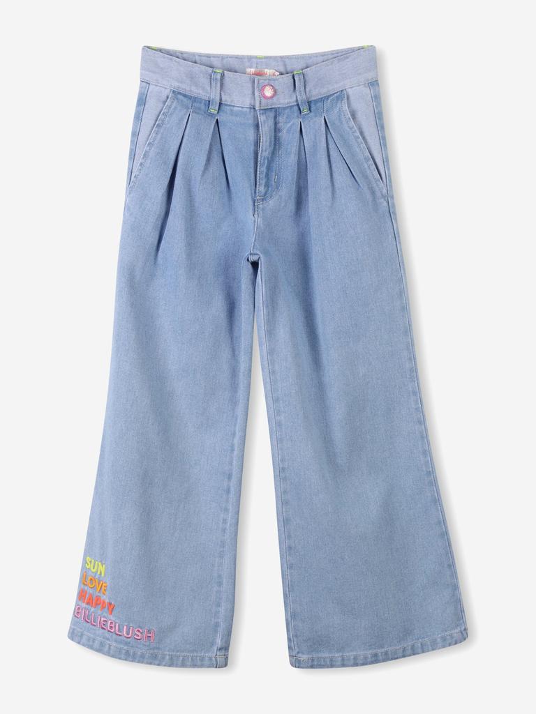 Billieblush Girls Denim Trousers in Blue