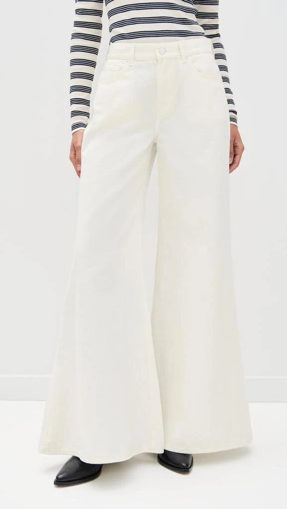 7 For All Mankind Willow Wide Crop Jeans 6